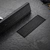 Matte Black Floor Drain 304 Stainless Steel Stripe Rectangle Bathroom Shower Long Linear Drainage Side Floor Drains for Hotel