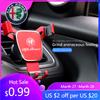 For Alfa Romeo ABS Car Accessories Universal Matte Phone Holder For Alfa Romeo Giulietta GT 159 147 156 Mito Brera Giulia F1 Ste