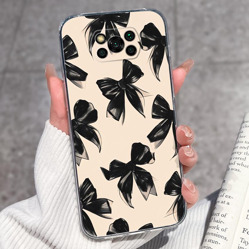 Прозрачный чехол для телефона Xiaomi Poco X3 X4 NFC X5 X6 X7 Pro F3 F4 GT F5 Мягкий ТПУ чехол Ретро узоры карманных часов Ударопрочный чехол для Xiaomi Накладка Capa