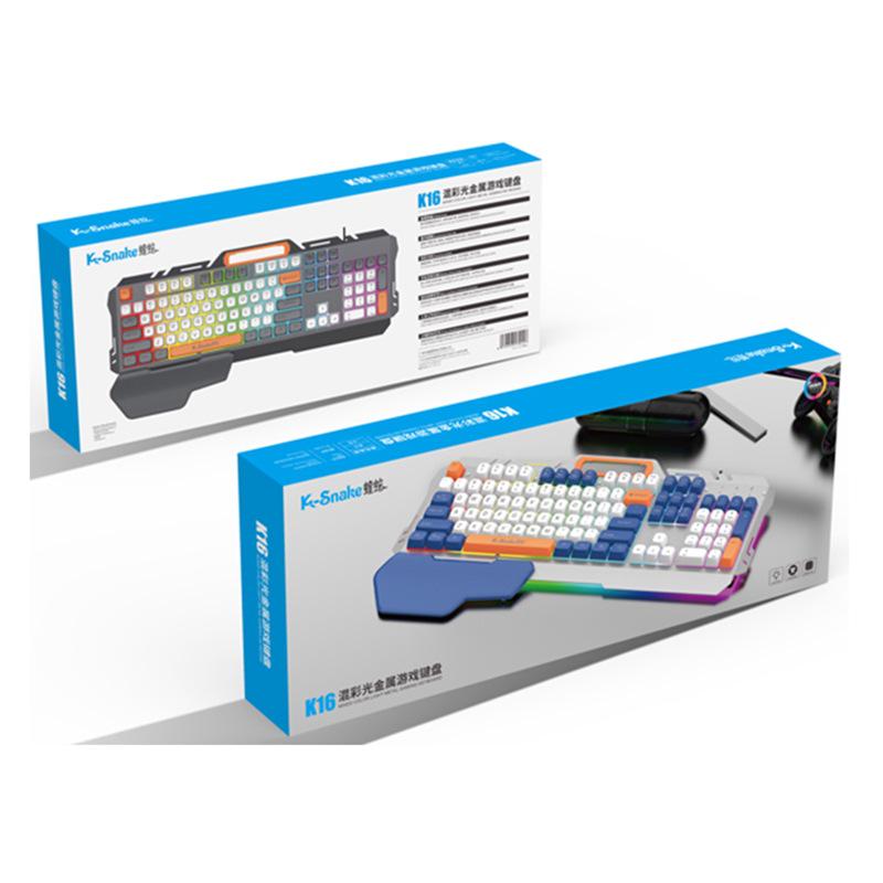 Игровой комплект Viper KM160: проводная USB-клавиатура и мышь с двухцветными клавишами для настольного компьютера/ноутбука.