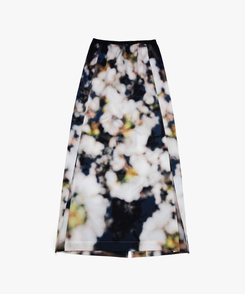 Web House [4080X Web House] Cherry Blossom Long Skirt - Multi