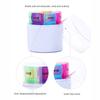 Uooker Pill Box 7 Day Pill Organizer Rainbow Portable Travel Pop Up Pill Dispenser Box Weekly Medicine Storage Box Container