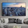 Nordic New York World City Building Canvas Painting Sunset Night Landscape Posters and Prints Wall Pictures Home Decor No Frame
