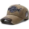 NORTHWOOD New York Embroidered Baseball Cap Patch Embroidered Baseball Hat Washed Sun Visor Peaked Soft Top Hat