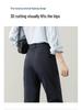 Women's High Waist Slimming Lyocell Cotton Straight-Leg Cigarette Pants for Autumn 2025