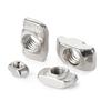 10/ 20/ 50pcs M3 M4 M5 M6 M8 M10 Slot T-nut Sliding T Nut Hammer Drop In Nut Fasten Connector For Aluminum Extrusion