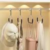 2 Pack Hat Organizer for Baseball Caps, Hat Rack for Caps Scar Handbag Stainless Steel Hat Hangers for Closet