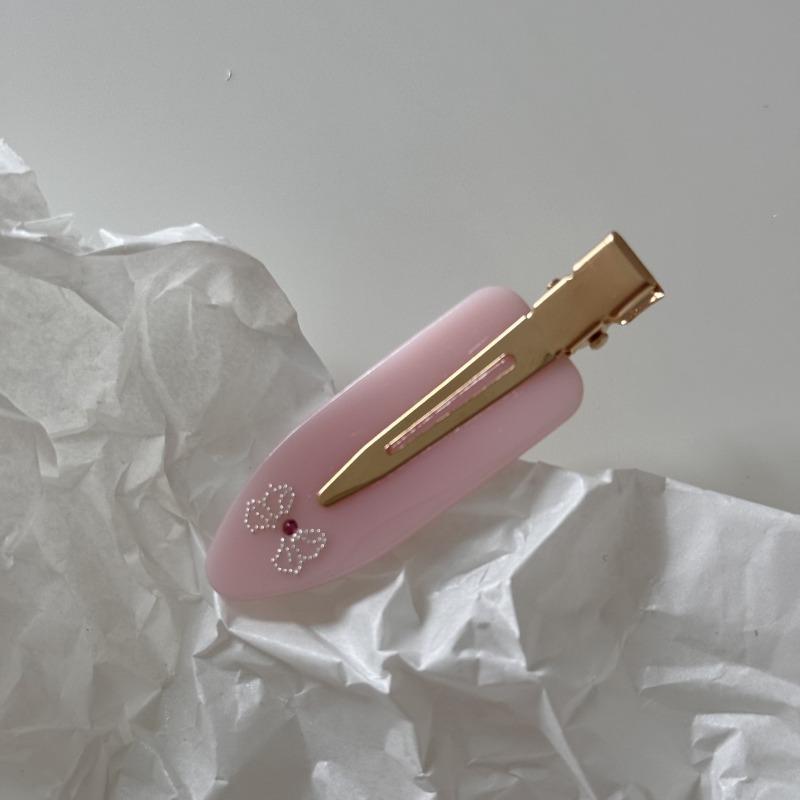 2/3/4/6 шт. ацетатные заколки для волос в Корейском стиле, золотисто-белые блестящие заколки для волос, головные уборы для девочек и женщин, аксессуары для волос