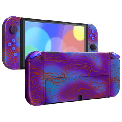 Не основной блок eXtremeRate Switch Pattern задняя пластина для OLED-переключателя ПК Задний переключатель совместим с портативным контроллером Switch OLED, подставка и