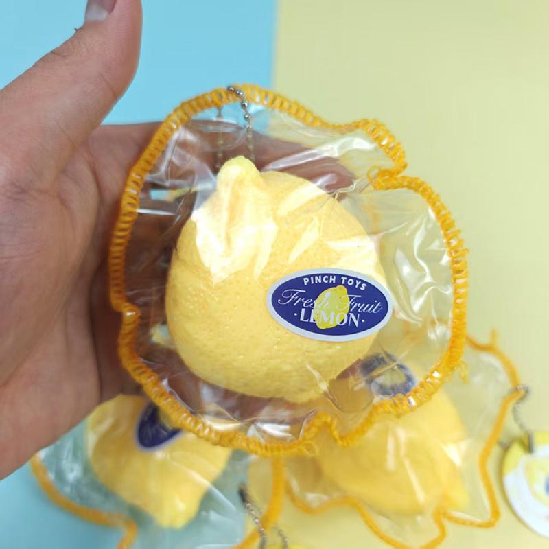 Slow Rising Soft Fruit Squeeze Toys Stress Relief Fidgets for Kids Birthday Party Favors Trick or Treat Gifts