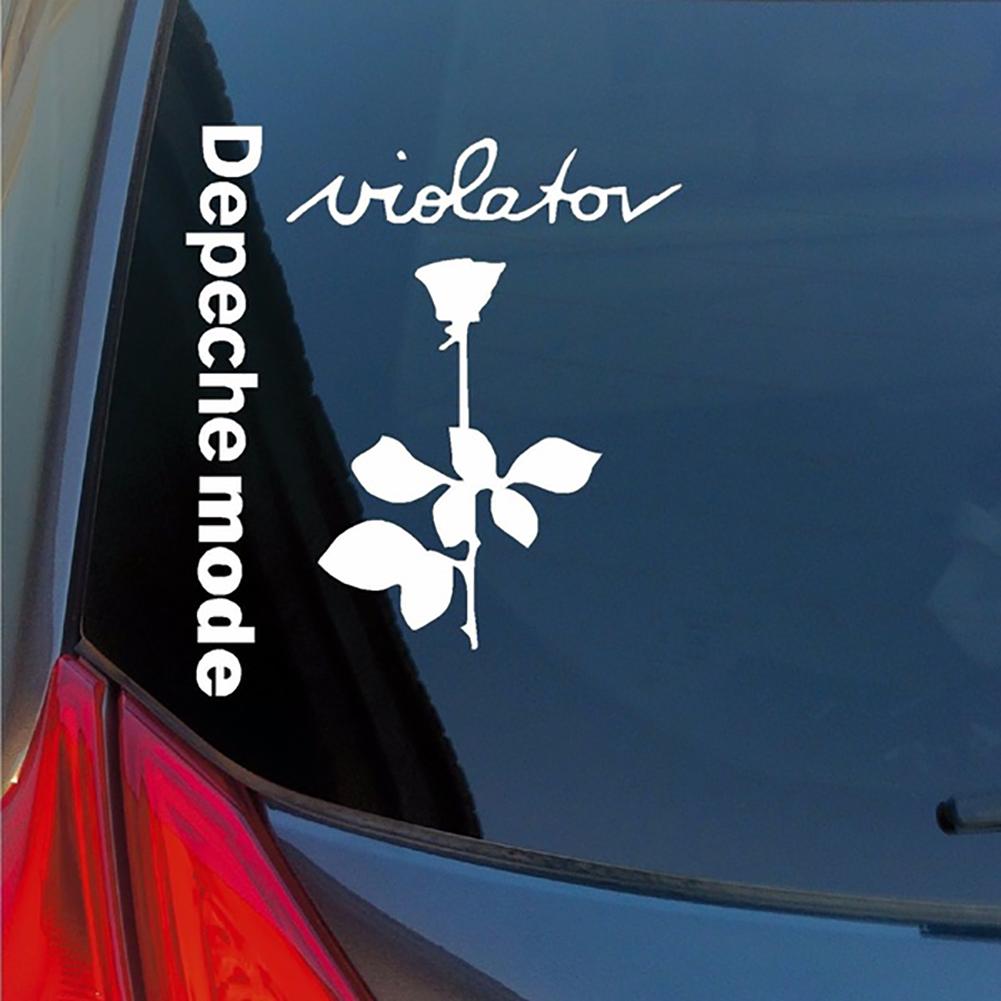 Стильный Depeche Mode Violator Rose Flower Автомобиль Светоотражающие наклейки Наклейка Декор Авто наклейки