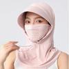 Adjustable Cycling Sun Protection Mask Ice Silk Sunscreen Full Face Cover Balaclava Hat  Outdoor