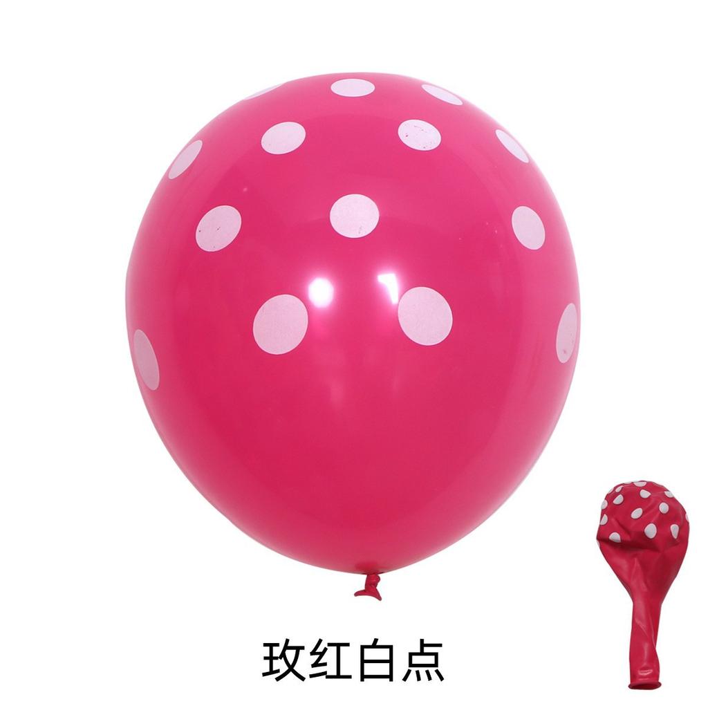 12-дюймовый утолщенный латексный шар в горошек, оформление свадебной комнаты, украшение для вечеринки по случаю дня рождения, круглый шар конфетного цвета