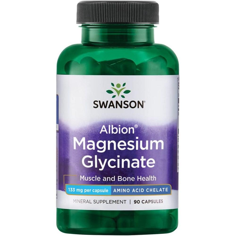 Swanson Chelated Magnesium 133mg Capsules 90 Tablets 1 pcs