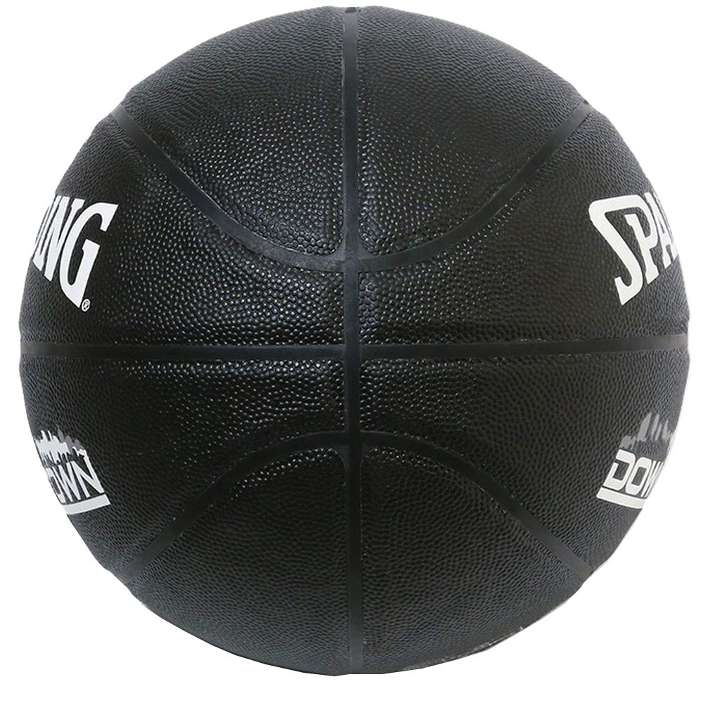 Spalding Basketball Downtown PU Composite Black Size 5 Basketball Basket 76-587J 76-587J
