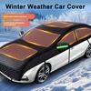 Car Windshield Snow Cover Foldable Design Anti-Freezing Frost-proof Simple Installation Window Ice Snow Cover Car Exterior Accessory