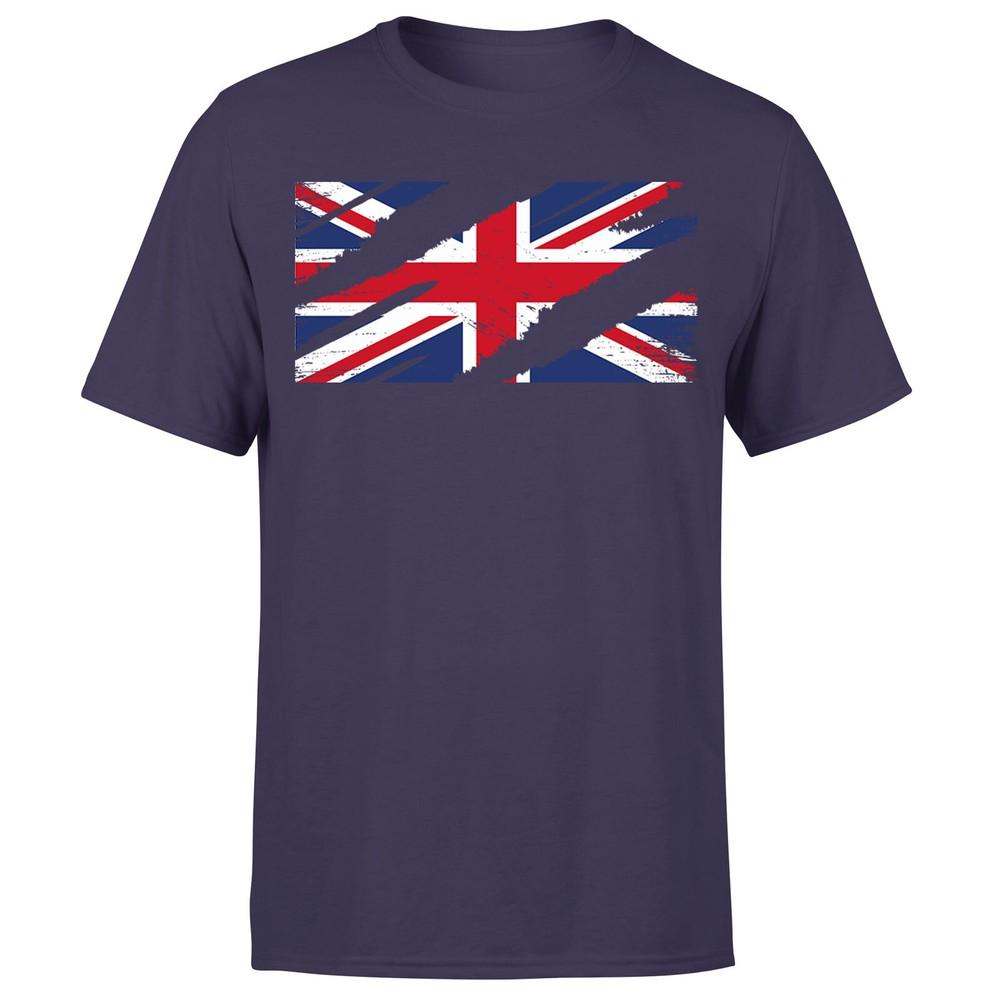 Torn Union Jack Flag TShirt Funny Country British Football Unisexs T ShirtOrP1A