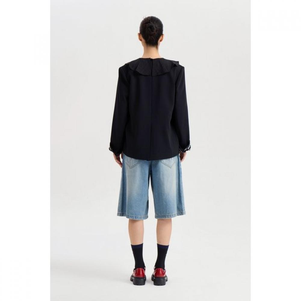 Lucky Chouette No Collar Polyester Jacket Lqjaw25200 25 Fw New Arrival