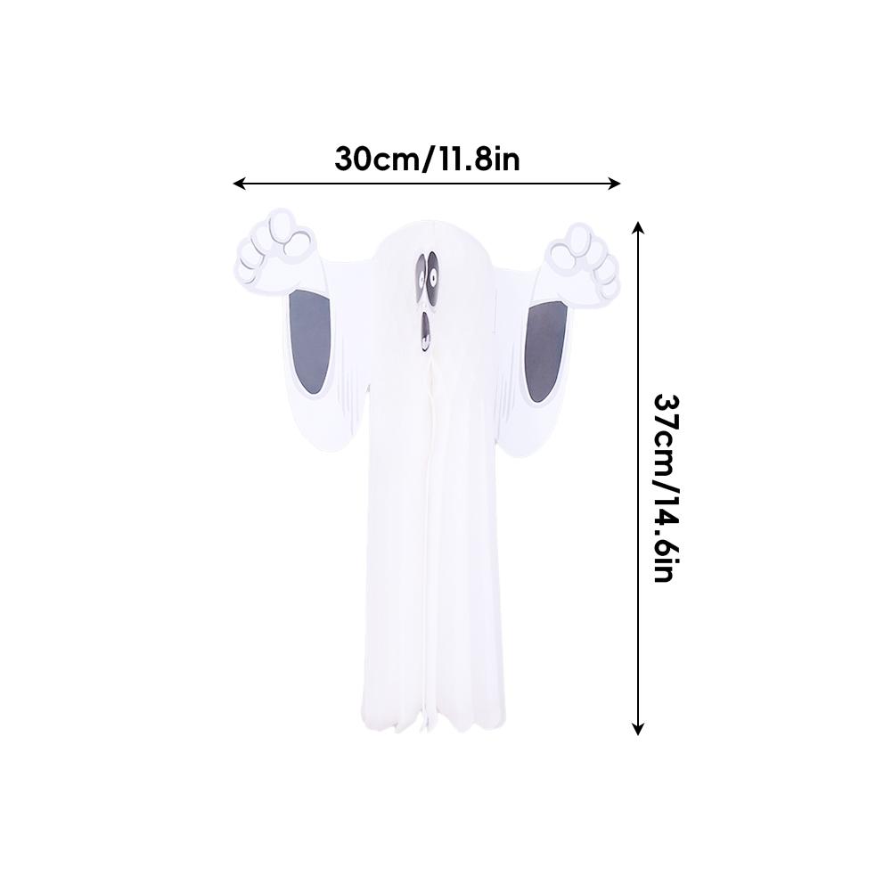 Хэллоуин Подвесной Декор Призрак Ведьма Паук Тыква Бумажные Фонарики DIY Хэллоуин Подвесные Поделки Хэллоуин Подвески для Веранды Потолка