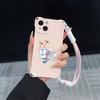 Ae91 цельные мягкие чехлы для телефонов iPhone 16 15 14 13 12 11 Pro Max 7 8 Plus XR XS Max с ремешком на запястье, защитным шнурком для углов, задней крышкой