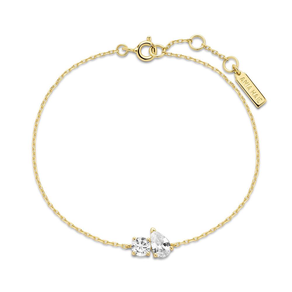 Браслет Ania Haie Gold To You & Me из серебра 925 пробы B071-03G