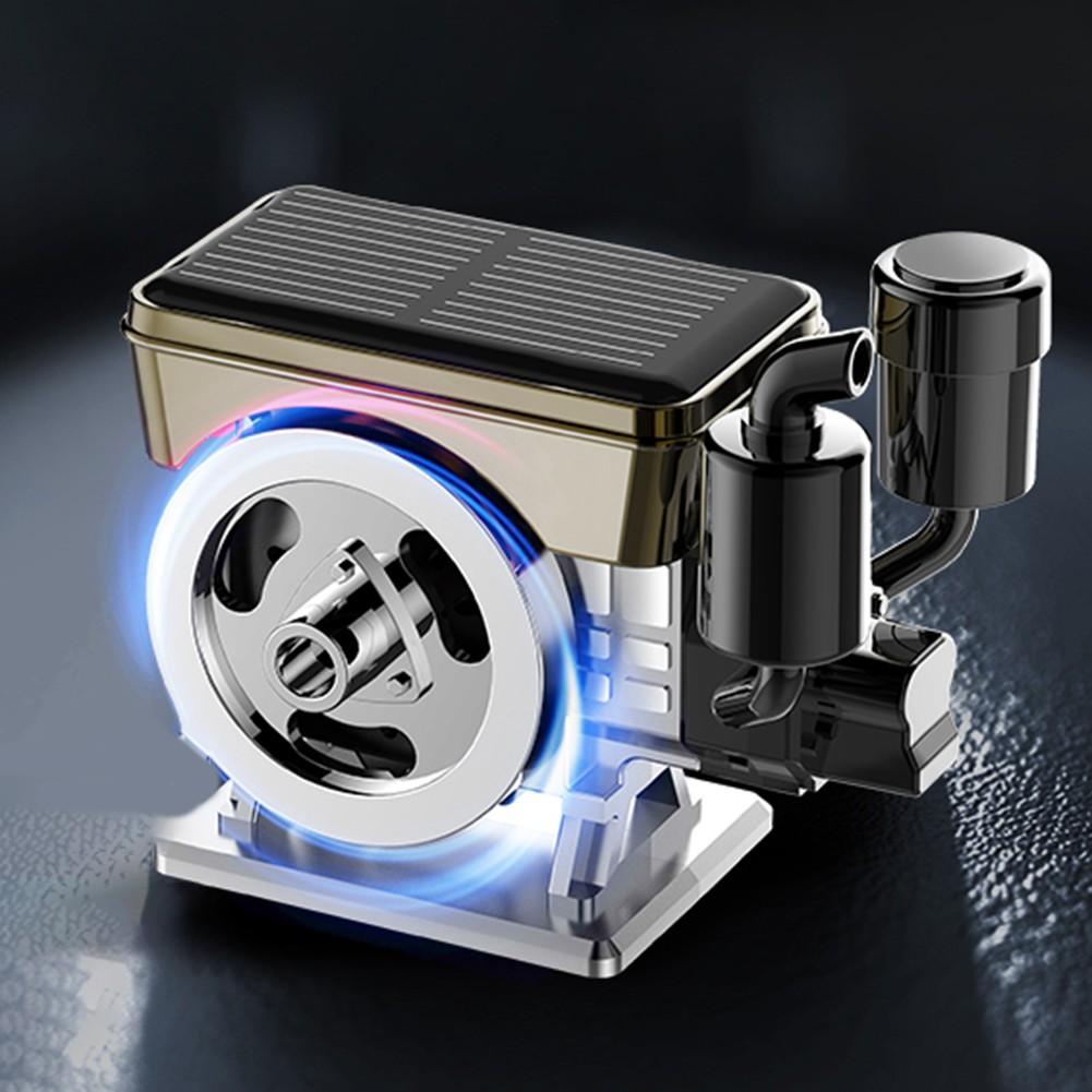 Вращающийся освежитель воздуха на солнечной батарее, очиститель для автомобиля, аромадиффузор