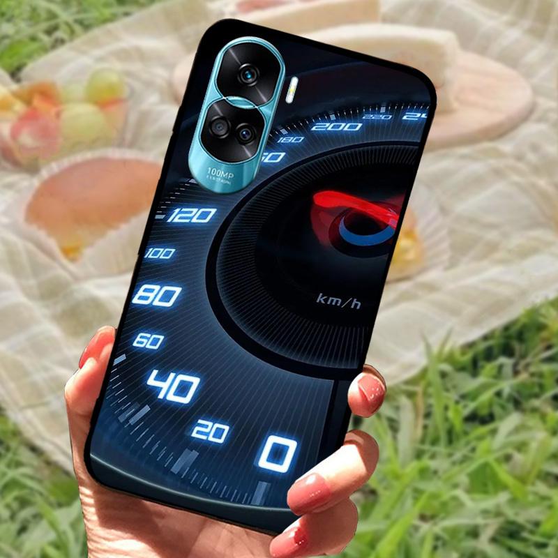 Чехол для Honor 90 Lite Honor90 Pro Силиконовый Расписной Мягкий Черный Чехол для Телефона Huawei Honor 90 Pro Оболочка 90Lite 5G Funda Coque