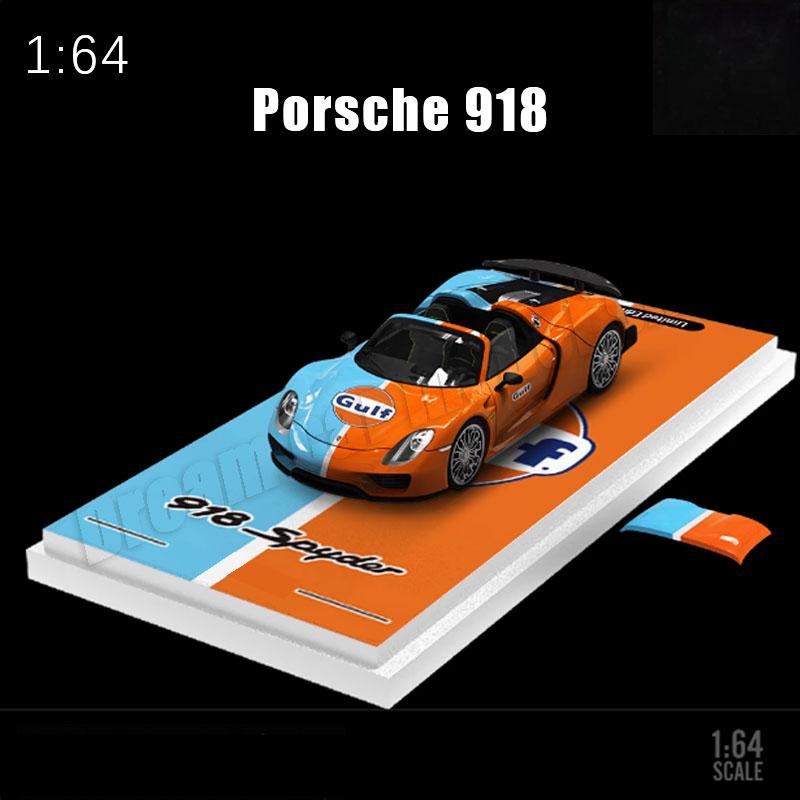 1:64 Porsche 918 Alloy Car Model Collectible Boutique Model Holiday Gift