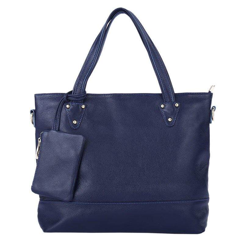Bison Denim Luxury Women Bag Genuine Leather Handbag Shoulder Bags Ladies Tote Large Capacity Handbags Purse