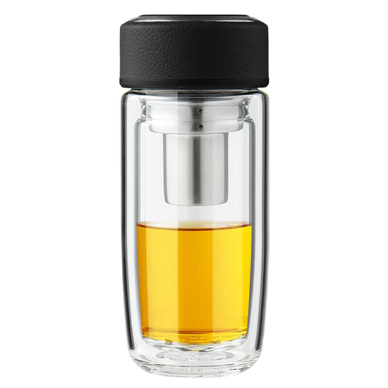 Wanxiang V16 Double-Layer Glass Tea Infuser Bottle