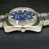 USED ORIENT AUTOMATIC 46941 VINTAGE JAPAN MENS BLUE COLOR DIAL WATCH A702239-5 R123-a702239