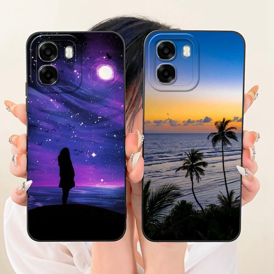 Cute Printed Phone Case For OPPO A6 A6x A6t Pro 4G Soft Silicone Shockproof Cases For Oppo A6X A6 A6t 4G 5G Covers Bumpers