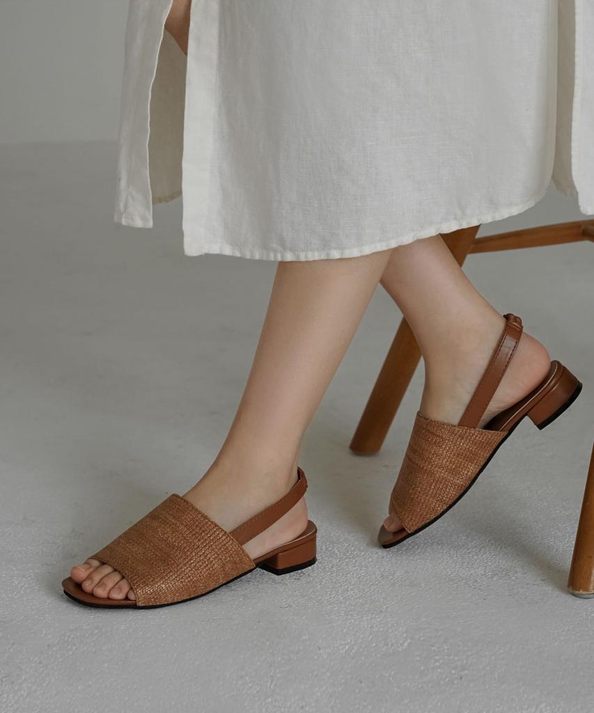 Сандалии-плетенки из ротанга Chaakan Raa Banding Strap Sandals Sbacs2F196