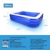 Large Foldable Inflatable Pool for Kids & Adults - Home & Outdoor Water Play