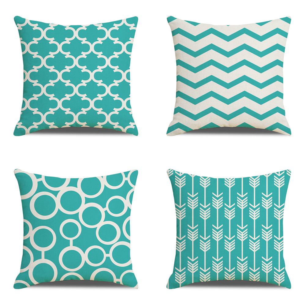 Скандинавская декоративная подушка с геометрическим рисунком, чехол для диванной подушки, современный домашний декор, квадратная наволочка, наволочка из персиковой кожи