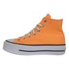 All Star Lift Comfortable Everyday Non-Slip Abrasion Resistant Height Increase High Top Espadrilles Women's Orange