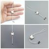 Ceramic Phone Keychain Hanging Rope Phone Charm Strap Delicate Bunny Pendant  Women Girls