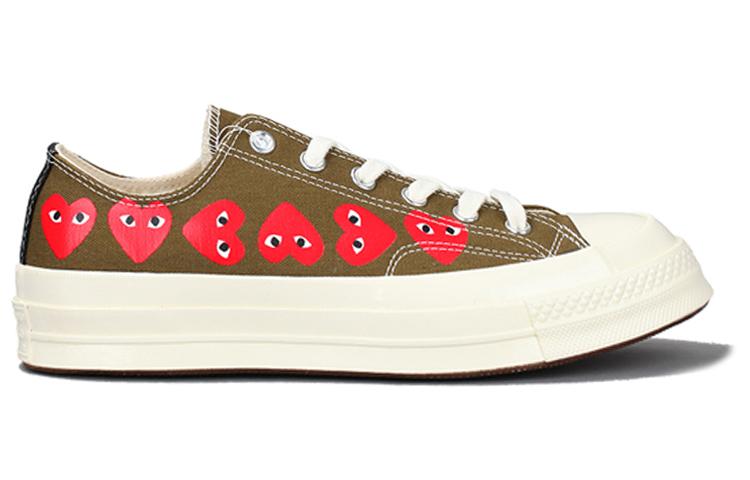 Converse Comme des Garçons Play x Converse Chuck 70 Низкие 'Multi Heart' 162976C