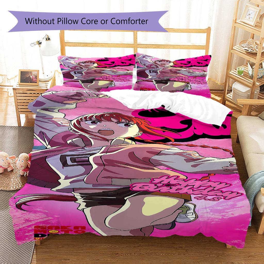Sakamoto Days Pattern Bedding,Quilt Set Quilt Cover Pillowcase Home Birthday Gift (1 * duvet cover + 2 * pillowcase, without core)