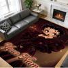 Crystal Velvet Rug Custom Name Text, Soft Non Slip Floor Mat Home DecorBetty Boop