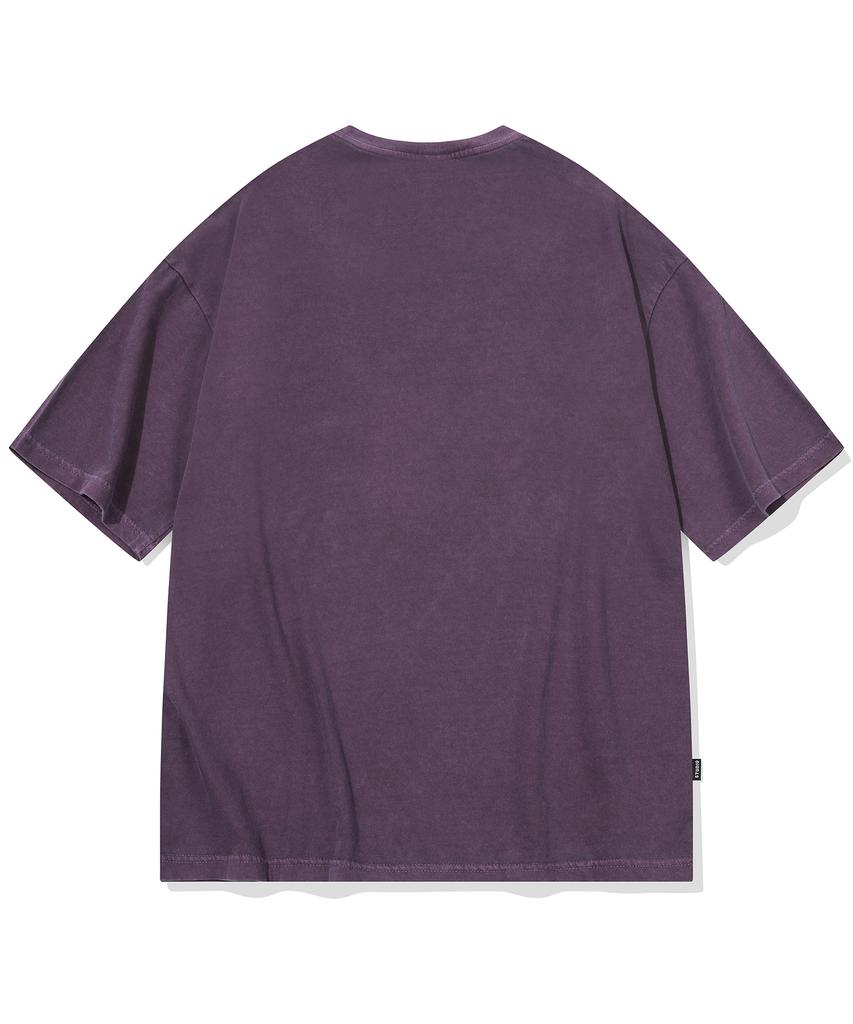 CPGN STUDIO Blush Teddy Pigment Short Sleeve Tee Ash Purple
