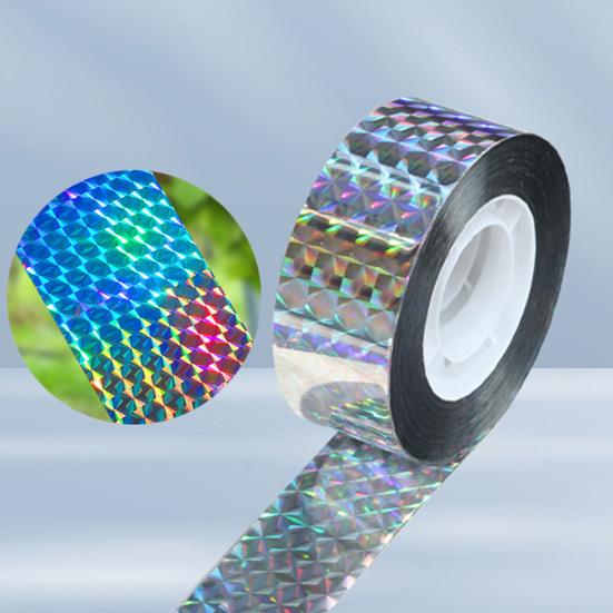 Лента для отпугивания птиц, двухсторонняя светоотражающая лента, 50 м/80 м, отпугивающая птиц, лента для отпугивания птиц для дома, двора, сада, патио