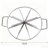 Stainless Steel Cake & Pizza Cutter Slicer - 10 Inch Multi-Grid Divider, 6 Inch Basque