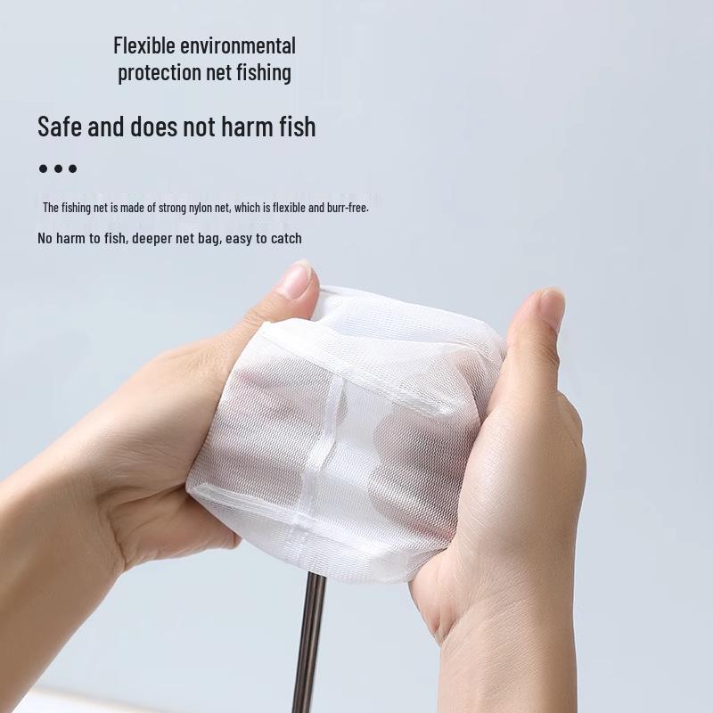 Stainless Steel Retractable Fishing Net for Aquariums and Tropical Fish