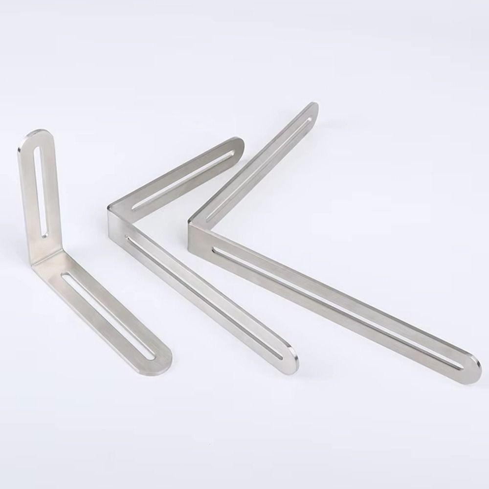 1/2Pcs 90 Degree Right Angle Corner Brace Joint Shelf Support Bracket Cabinet Screens Wall