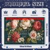 2D Happy Mother's Day Floral Backdrop Vintage Flower Background Cloth for Party