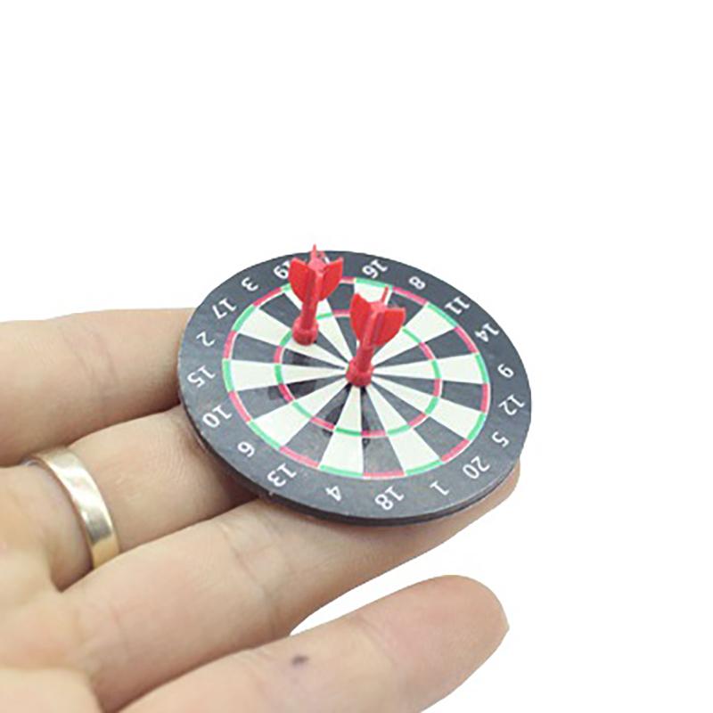 1 Набор Миниатюрный Кукольный Дом Дартс Дартс Игровой Набор Играть Кукольный Дом Миниатюры Аксессуары Домашний Декор Игрушка Игра Притворство