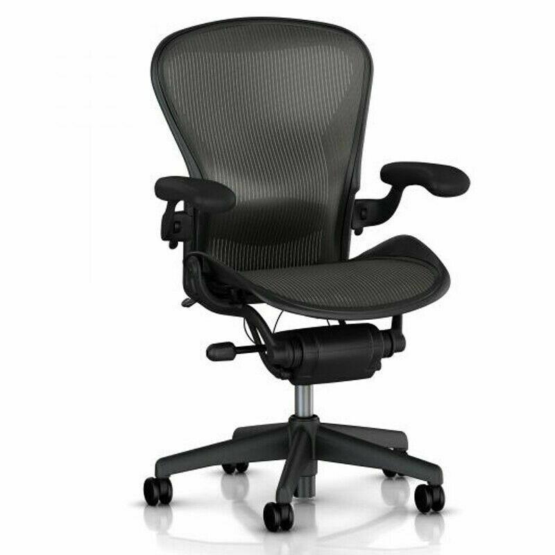 Seat Foam Insert Replacement Compatible for Both Herman Miller Classic and Remastered Aeron Office Chair Black Grey Color Size C