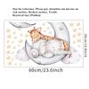 Наклейки на стену для детской комнаты, Звезда, Луна, детская комната, украшение для дома, наклейки на стены с изображением животных, плакат