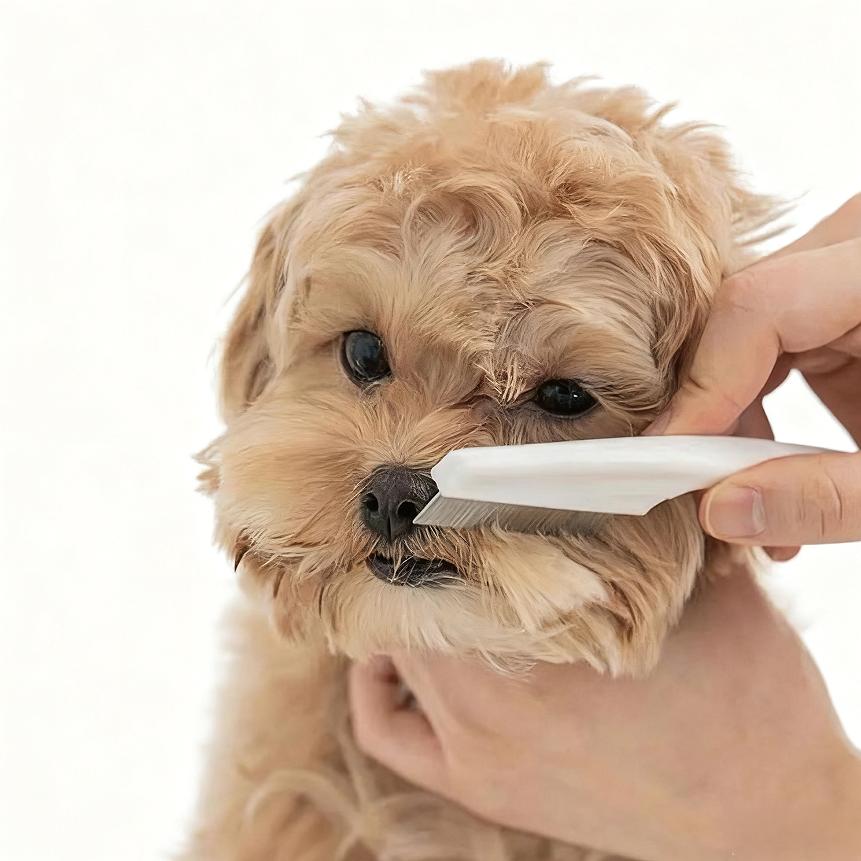 Pet Cleaning & Bathing Hair Teeth Face Eye Needle Flea Comb for Cats and Dogs for Grooming